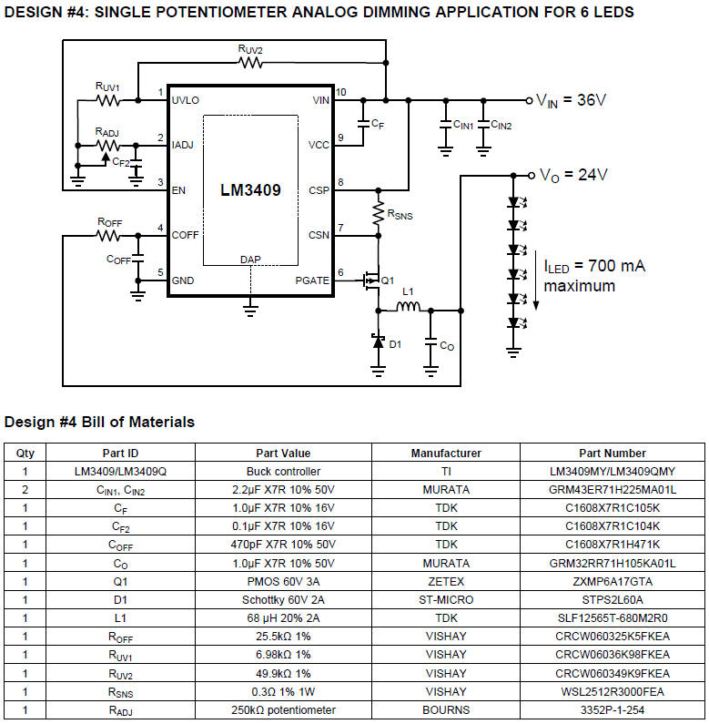 Dimming Led Circuit Diagram